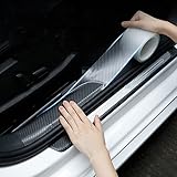 LIKENNY プロテクターフィルム 車用ドアフィルム 車包装フィルム チップ バッフ カーボンファイバービニールァ テープ式 傷 汚れ 防止 ドアエッジモール 車ドア バンパー保護 防衝撃 車 ステッカー ドアエッジプロテクター 【整備士監修・キズ防止】(幅5cm*長5m, 透明)