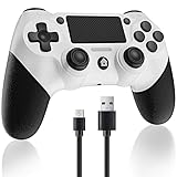 PC コントローラー ワイヤレス コントローラー 3階段TURBO連射機能 付き 1000mAh大容量 ワイヤレス Bluetooth 6軸ジャイロセンサー 4階段HD振動