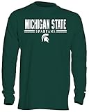 NCAA Michigan State SpartansメンズOVB Long Sleeve Thermalシャツ、XXL、Spartanグリーン