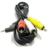 カモン 2.5mmステレオ(4極)←→RCA(黄,赤,白)変換ケーブル/1.5m【425-15A】