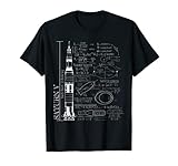 Saturn V Saturn 5 ロケット科学方程式 Tシャツ