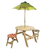 ファンタジーフィールド – Thematic Kids木製アウトドアテーブルと2椅子セット ZZM-248