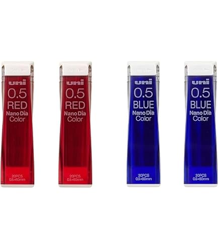 Amazon.co.jp: Uni シャープペンシル芯 ナノ径 0.5mm カラーミックス