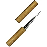 清玄作 サヤ付繰小刀両刃  4寸5分