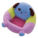 (グレート テイスト)Great taste ベビーソファ お座り練習ベビーチェア キッズソファー ふわふわ ベビーチェア 保護者 保育園 枕 ソファ 首座り 安全 暖かい (犬, M)