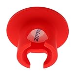 MagiDeal Outdootポータブルバイク駐車場壁ラックストレージスタンドハンドルバーキャップ自転車アクセサリー レッド