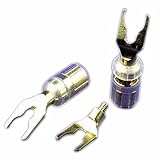 SAEC SUPRAシリーズ 高級スピーカー用ターミネーター Y端子 4個1組 SUPRA-CC-SPADE-2PR