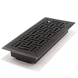 Accord AMFRRBB410 Floor Register with Wicker Design, 4-Inch x 10-Inch(Duct Opening Measurements), Oi