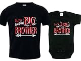 Texas Tees 姉妹&兄弟用 兄弟シャツ ヒップスターデザイン 妹が生まれる女の子にも US サイズ: Small 6-8 & 0-3 Month カラー: ブラック
