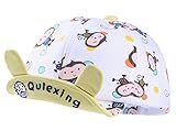 qulexing 6 – 12ヶ月幼児幼児野球漫画調節可能なキャップ イエロー