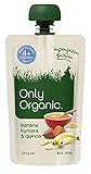 オンリーオーガニック　ベビーフード（パウチタイプ） 　バナナ、サツマイモとキヌアのお食事　離乳初期～　120g