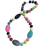 v-topシリコンTeethingネックレスfor Mom and Baby , Chewable Necklace for Autism Sensory BPAフリー
