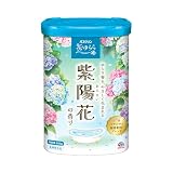 バスクリン 入浴剤 花ゆらら 紫陽花 600g バスパウダー アロマ 風呂 入浴 赤ちゃん 子ども 透明 医薬部外品