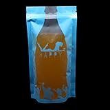 500 ml DrinkingマットAirtightジッパースタンドUpポーチの熱紐付きのZip Lockパッケージバッグ下部Gusset Grocery安全食品グレードストレージナットSnack P