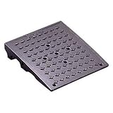 段差スロープ キャスコーナーM級 70mm段差用本体 300×335×65 メタリックグレー