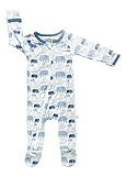 bestaroo Baby Boy Blue Elephantファスナー付きFootie カラー: ブルー