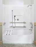 Acclaim 33 " x 30 " Bathtub with Left Hand Drain仕上げ:ビスケット