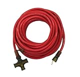 キャプテンツール パイロットランプ付一般用延長コード 1.25×2芯×10m レッド