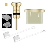 Wave Design【 ((6個ｾｯﾄ)) Type-C 紛失防止機能付 コネクタカバー 2本 タブレット/スマホ対応 ｽﾏﾎ Type C充電穴キャップ アルミ製 Type C コネクタカバー アルミ製 3.5MMイヤホンジャックカバー Type-C キャップ コネクタカバー セット 】 ｱﾙﾐ製 タイプC ケーブルコネクタカバー 防塵 防砂 紛失防止+Cｱﾙﾐ (ｼﾙﾊﾞｰ6個)