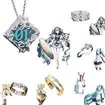 初音ミク　中国限定　リング型　アクセサリー　ネックレス ☆初音ミク☆VOCALOID 上海 5周年記念 ネックレス ペンダントの