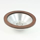 uxcell　ダイヤモンドカップ ダイヤモンド研磨ホイール　砥石車　レジンボンド　100mm x32 mm　75%　1200粒度