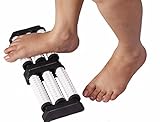 Buycrafty Acupressure Double Foot Plastic Roller Reflexology Massager relaxology, BEST High Density 