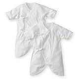 (ニッセン) nissen 綿１００％コンビ肌着２枚組 身長50～60cm対応 オフホワイト