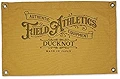 ダックノット DUCKNOT シュラフを入れて使うクッションカバー M FIELD ATHLETICS プリント M マスタード 721108