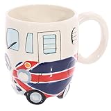 Camper Van Union Flag Ceramic Mug