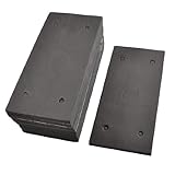 uxcell 研磨パッド　電動サンダー 研磨機サンダー用　マジック式パッド　グレー　フォーム　10枚