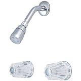 Olympia Faucets P-1222 Two Handle Shower Set, Chrome Finish [並行輸入品]