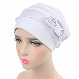 Pumpumly 医療用帽子 妊娠中の母親の帽子　睡眠帽　コットン帽 ケア帽子 おしゃれ コットン100％ オーガニックコットン 7色選択可能　秋冬春用