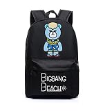 BIGBANG VIP MADE 韓流グッズ ビッグバン GD TOP SOL VI D-LITE ファッション 可愛 バッグ リュックサック (ブラック(VI))