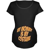 ハロウィンMommyベビーコスチュームブラックマタニティソフトTシャツ US サイズ: XL カラー: ブラック