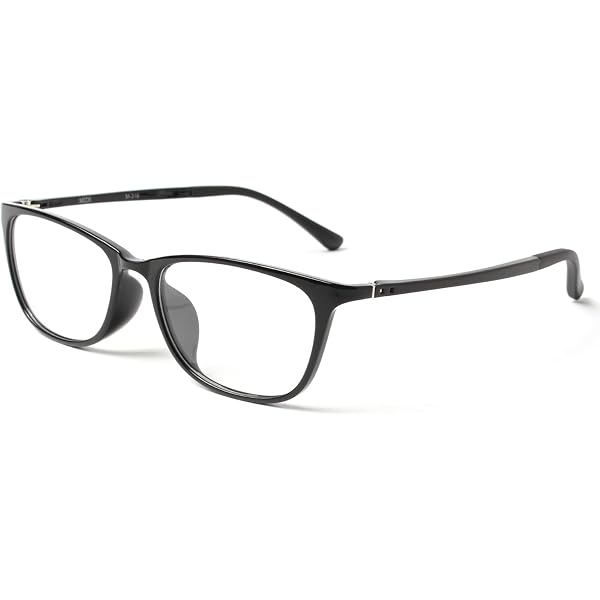 Amazon | [Netmeganecom] 眼鏡 近眼 近視 度付き メガネ【CF5046c1