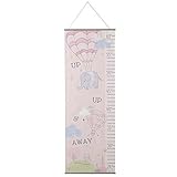 エレファントHot Air Balloon印刷14 x 40 inch Paper Hangingの子の成長チャート