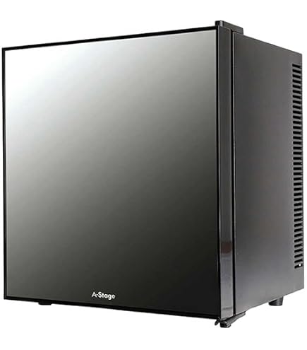 Amazon.co.jp: エスキュービズム 2ドア ミラーガラス冷蔵庫一体型