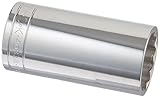 SK Hand Tool 40838 12 Point 1-3/16-Inch Drive Deep Socket, 1/2-Inch, Chrome [並行輸入品]