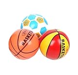 Lovely BabyゴムボールキュートInflatable Basketball / soccer-colorful