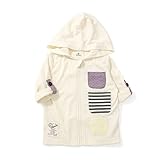 La Chiave パーカー(80～130cm)キムラタンの子供服 アイボリー 80 (53620x53820-152)