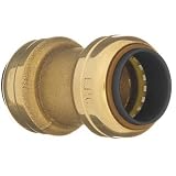 Mueller 630 – 002 DZR鉛フリー真鍮push-fitカップリング、3 / 8インチ