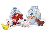 Oskar & Ellen Farm Story Bag with Farm Animals by Oskar & Ellen