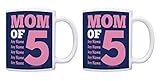 Gifts for Mom 5の挿入名カスタムMug Personalized Giftコーヒーマグティーカップ