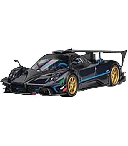Amazon | Tarmac 1/64 パガーニ イモラ マットブラック カーボン