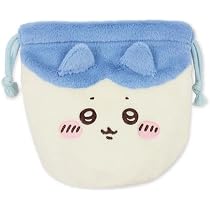 Amazon.co.jp｜ちいかわ フェイス巾着 2 ハチワレ｜旅行用品・旅行小物