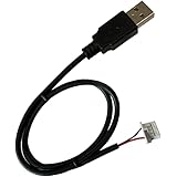 車載Wi-Fi DCT-WR100D用 USB電源ケーブル carrozzeria純正同等部品 (コネクタ) 使用! USBケーブル使用なので車内wifi モバイルバッテリーで駆動 (50cm)