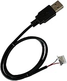 車載Wi-Fi DCT-WR100D用 USB電源ケーブル carrozzeria純正同等部品 (コネクタ) 使用! USBケーブル使用なので車内wifi モバイルバッテリーで駆動 (50cm)