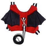 D DOLITY 全5種類　子供　迷子紐付き　迷子防止　ベビーリュックサック　リュック　ひも　リストバンド - 悪魔 - 赤