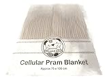 Cellular Cotton Pram Blanket Color Cream 215 by Snuggle Baby