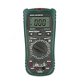 MASTECH MS8260B デジタルマルチメーター 電圧 電流 抵抗メーター 電気静電容量テスト [並行輸入品]